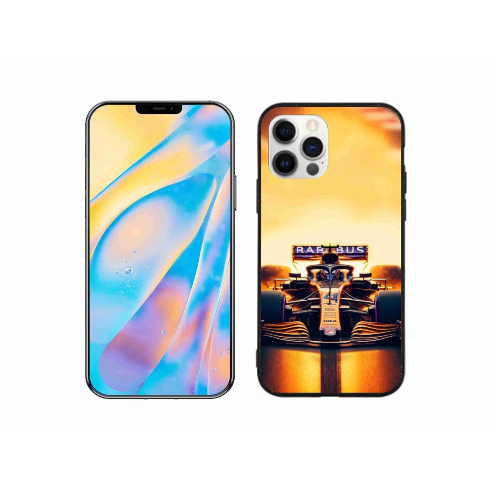 Gelový kryt mmCase na iPhone 12 - formule