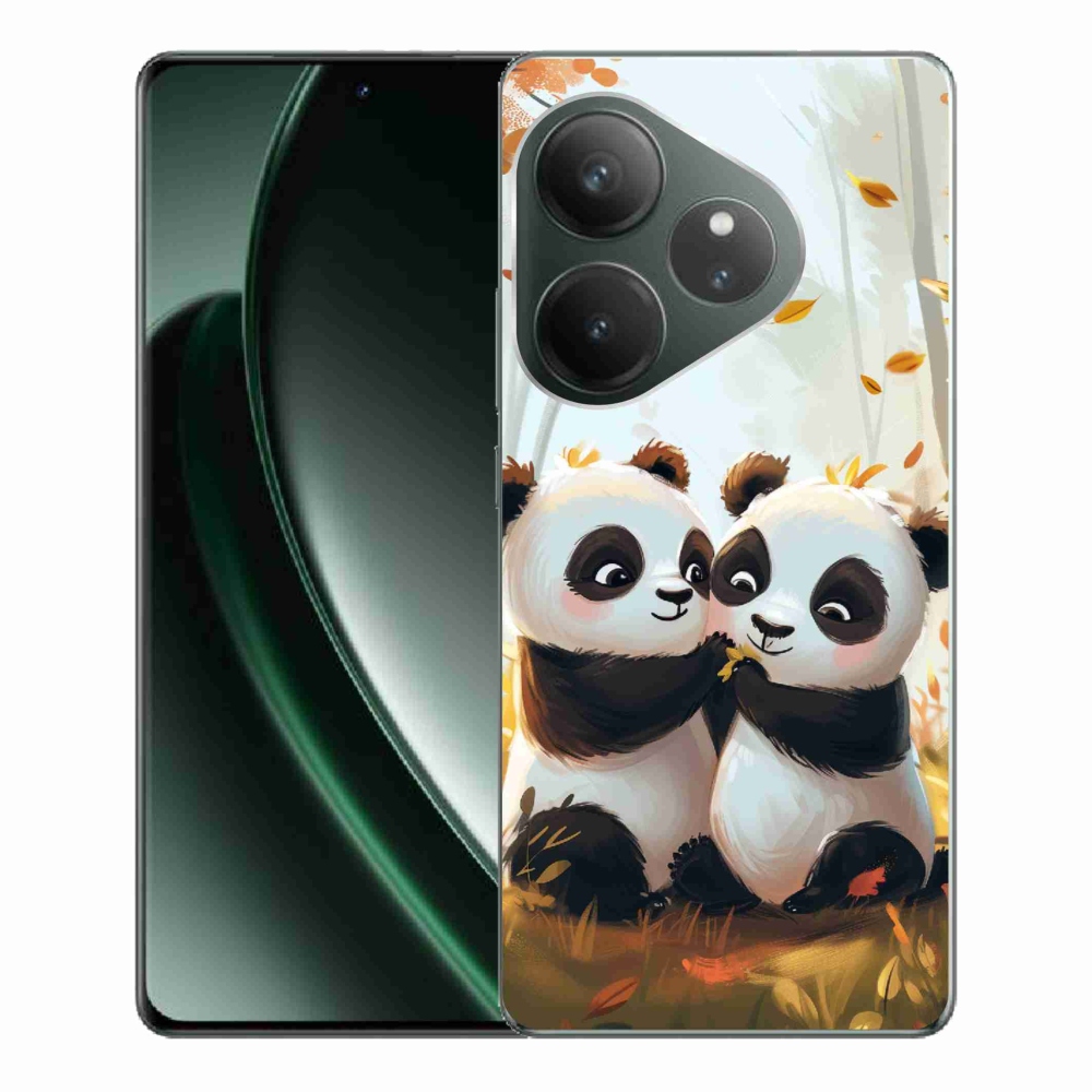 Gelový kryt mmCase na Realme GT 6 5G/GT 6T 5G - pandy