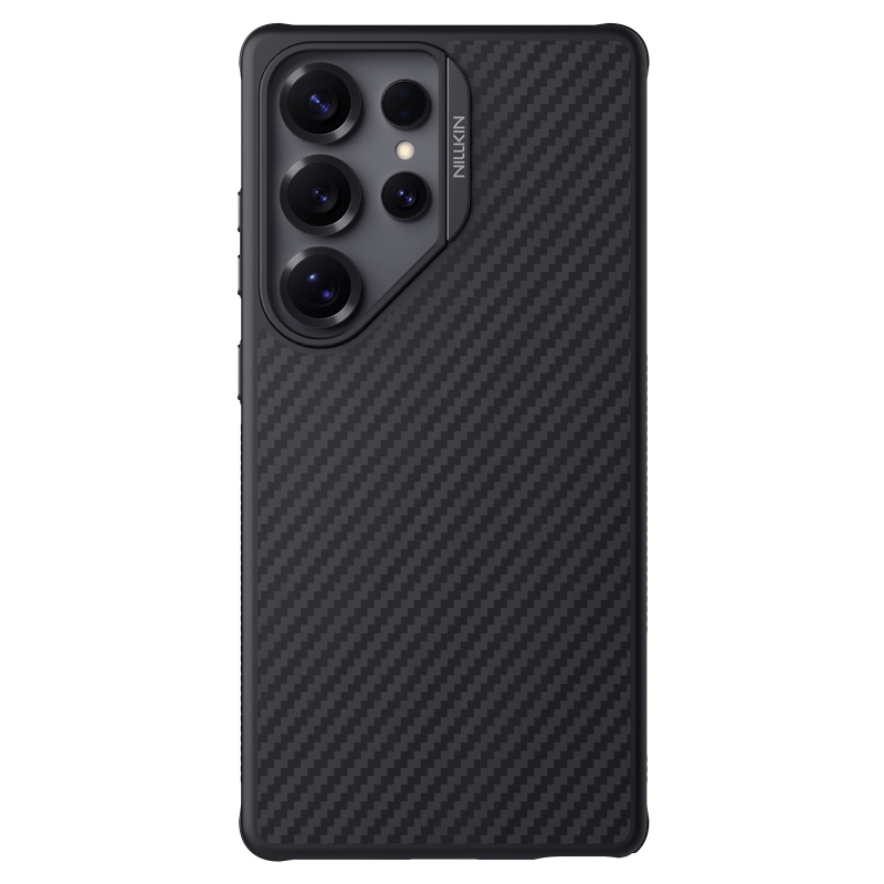 Nillkin Synthetic Fiber PRO Magnetic Zadní Kryt pro Samsung Galaxy S25 Ultra Silvery