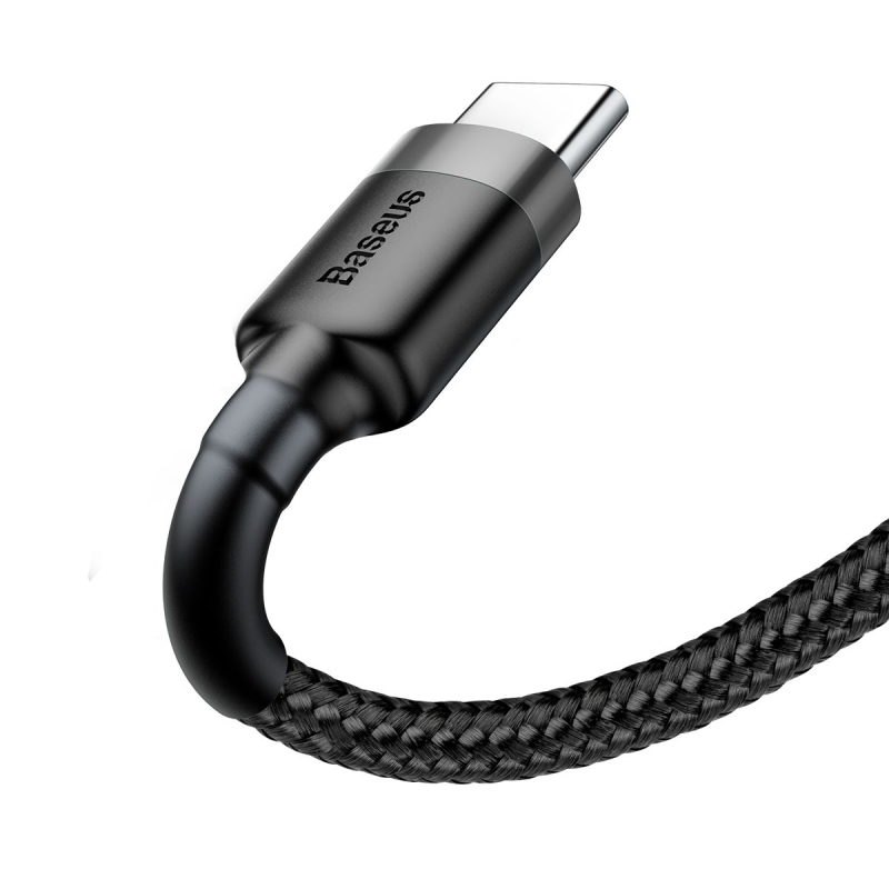 Baseus Cafule Series Datový Kabel USB-A - USB-C 2A 3m Gray/Black