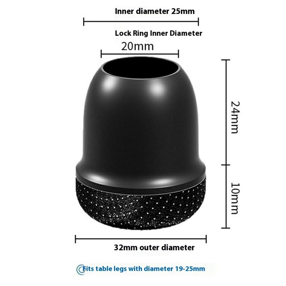 Ochranné silikonové krytky na nohy nábytku 24 ks