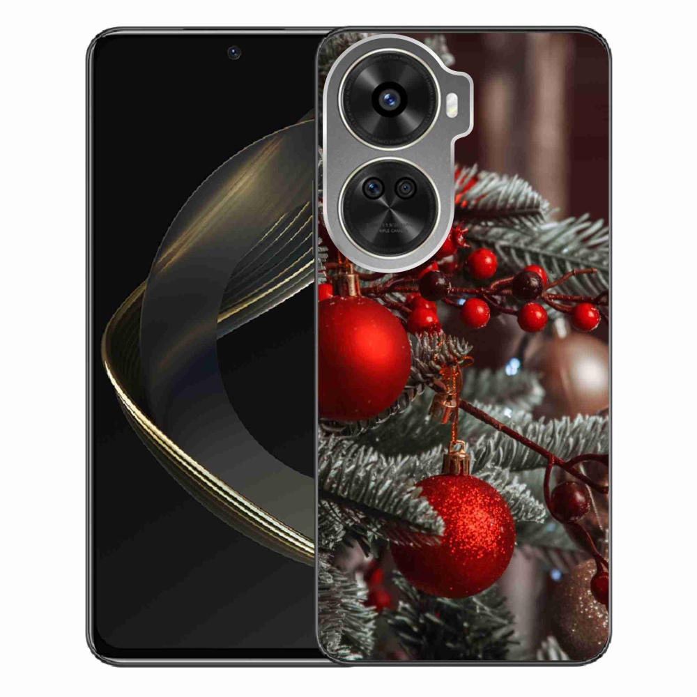 Gelový kryt mmCase na Huawei Nova 12 SE - vánoční ozdoby 2