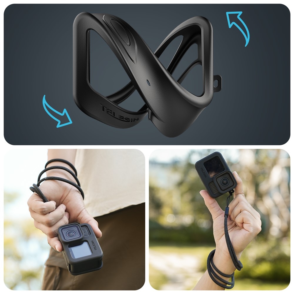 TELESIN silikonové ochranné pouzdro s krytkou objektivu pro GoPro Hero 13/12/11/10/9