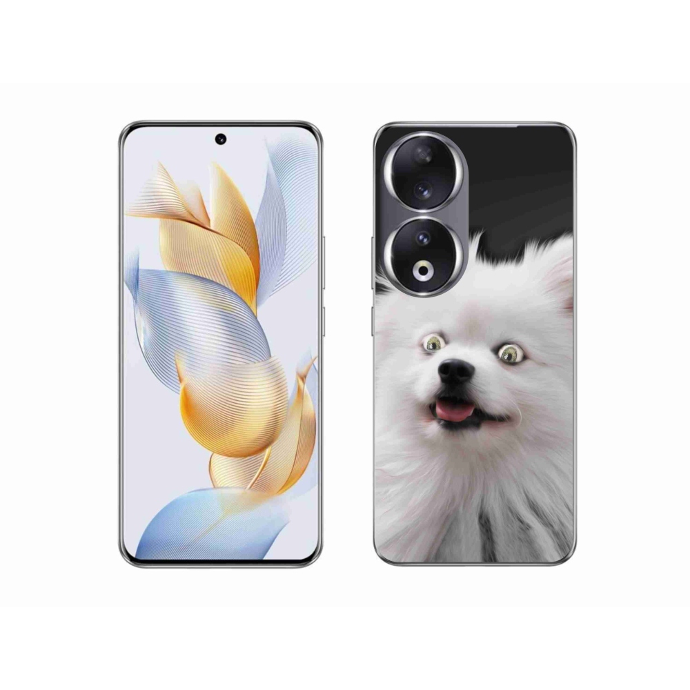 Gelový kryt mmCase na Honor 90 - bílý špic