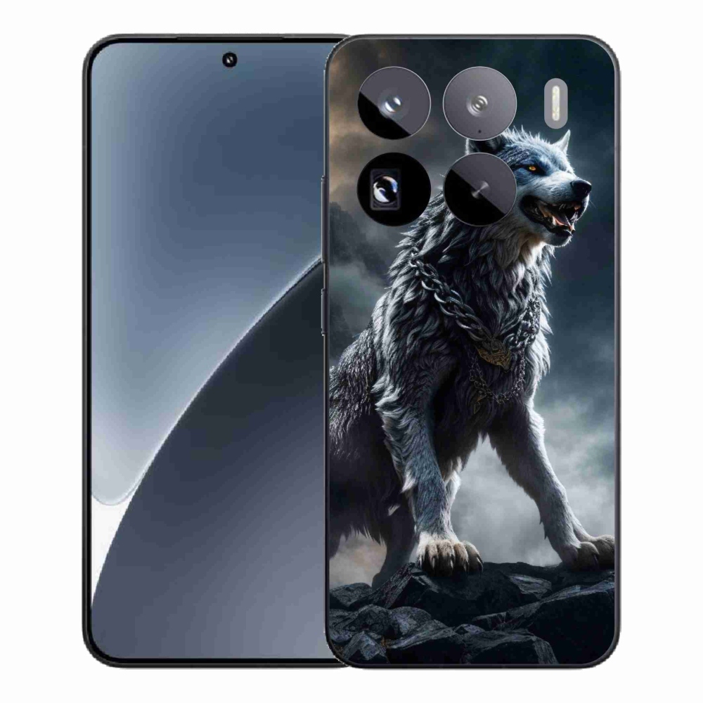 Gelový kryt mmCase na Xiaomi 15 Pro - vlk 1