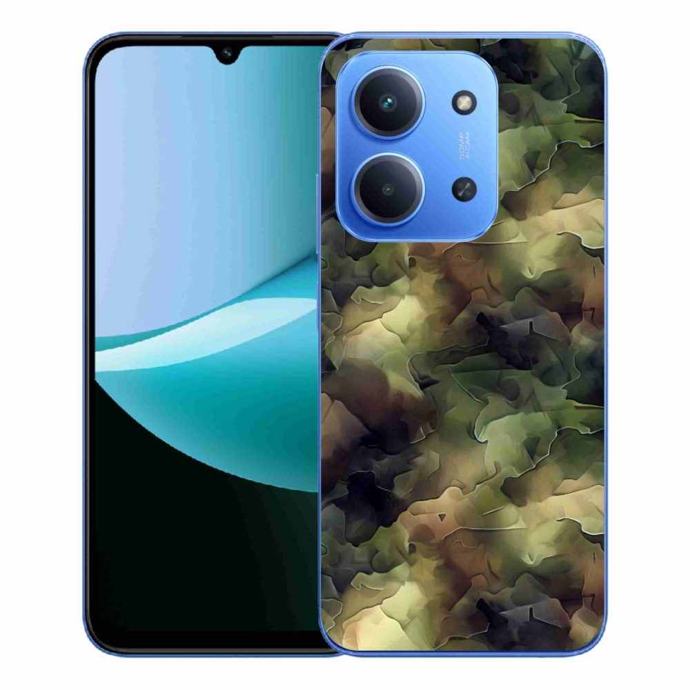 Gelový kryt mmCase na Xiaomi Redmi 15C 4G/5G (173mm) - maskáčový vzor 10