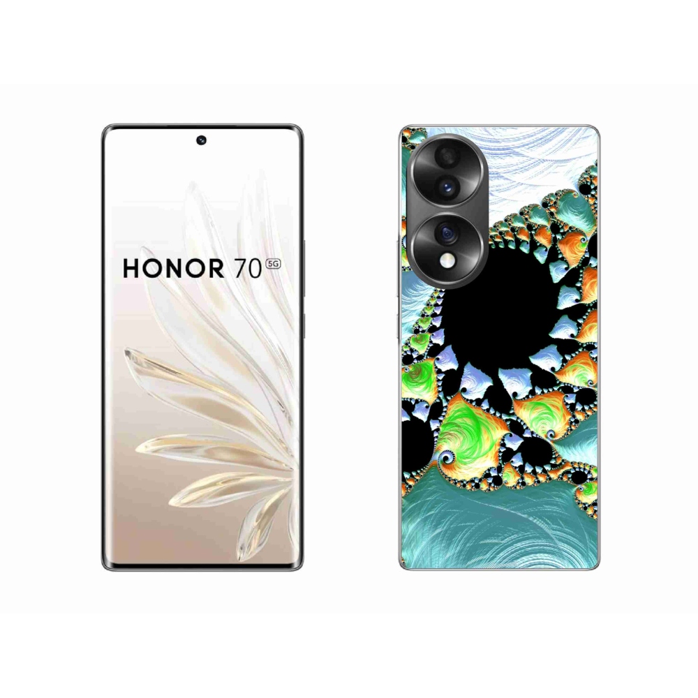 Gelový kryt mmCase na Honor 70 - abstraktní motiv 21