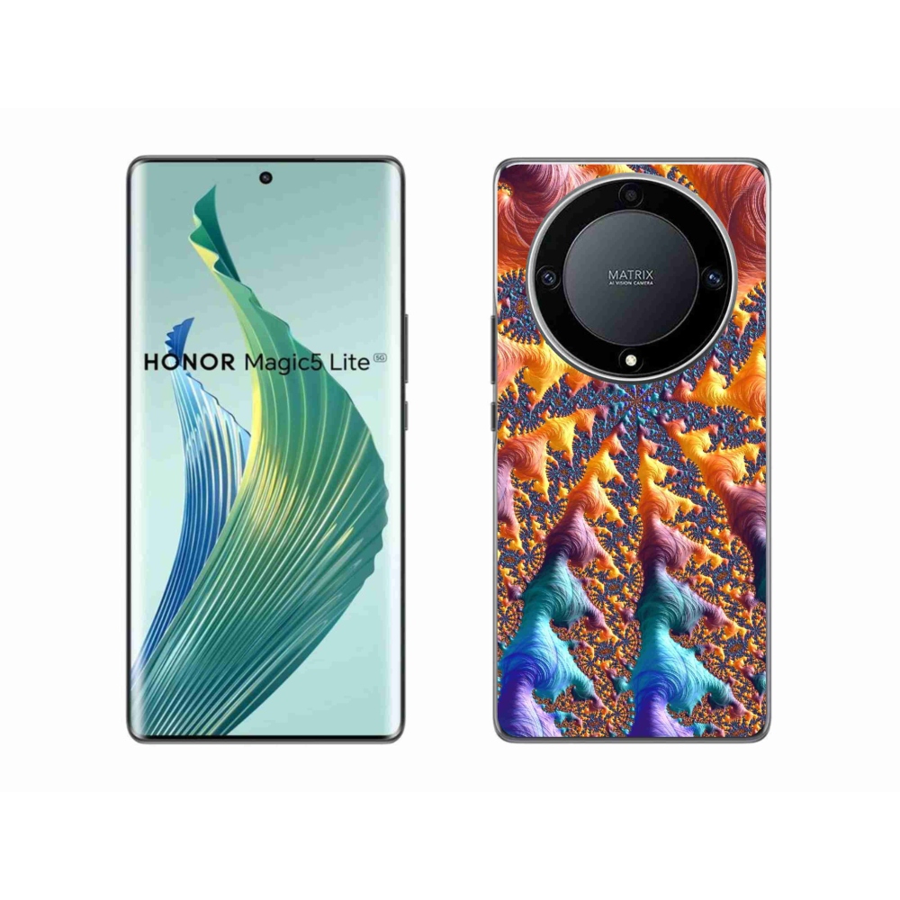Gelový kryt mmCase na Honor Magic 5 Lite 5G - abstraktní motiv 23