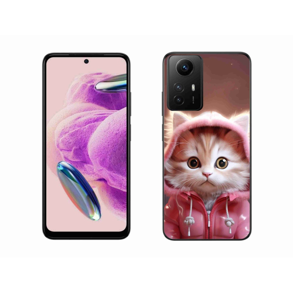 Gelový kryt mmCase na Xiaomi Redmi Note 12S - roztomilé kotě 3