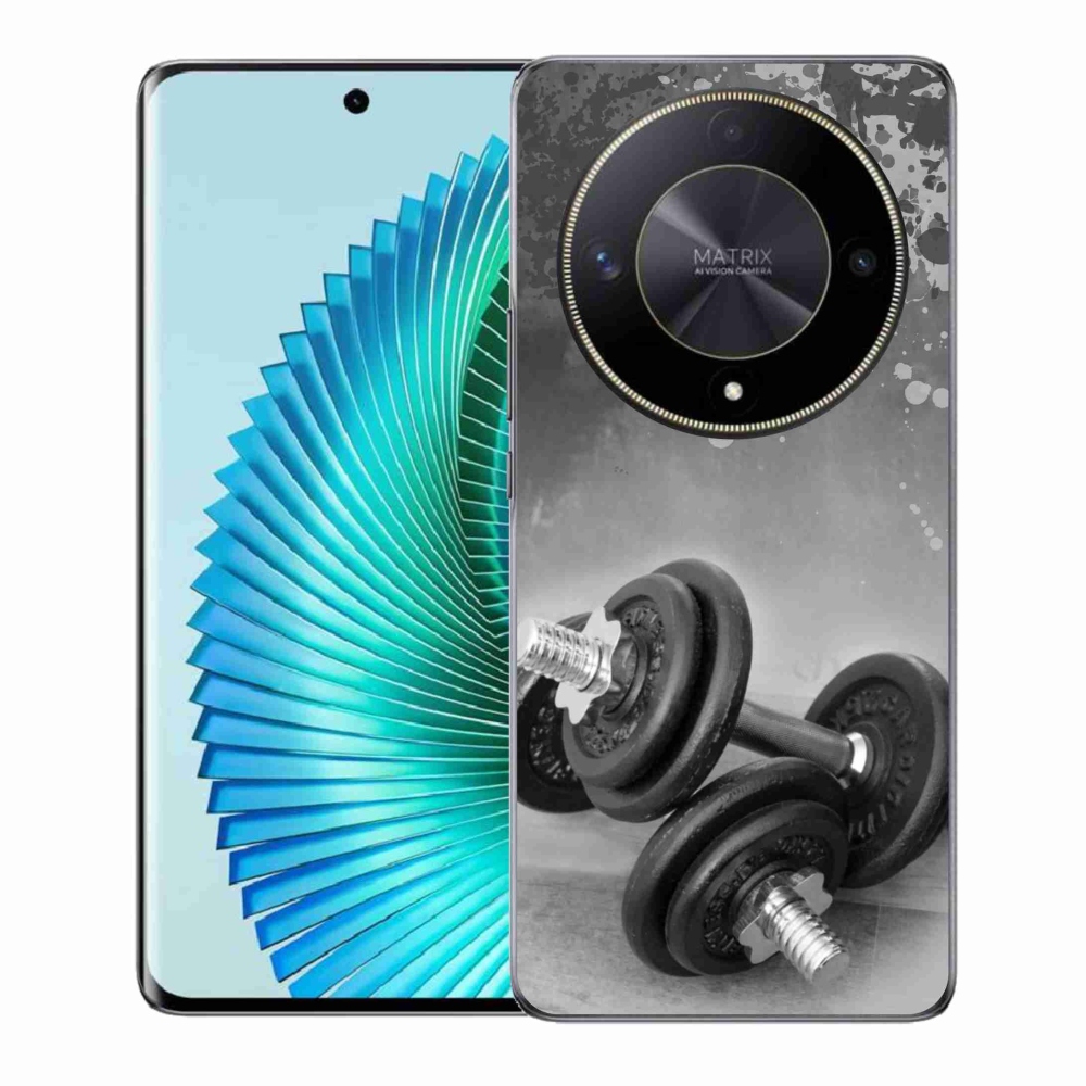 Gelový kryt mmCase na Honor Magic 6 Lite 5G - činky 1