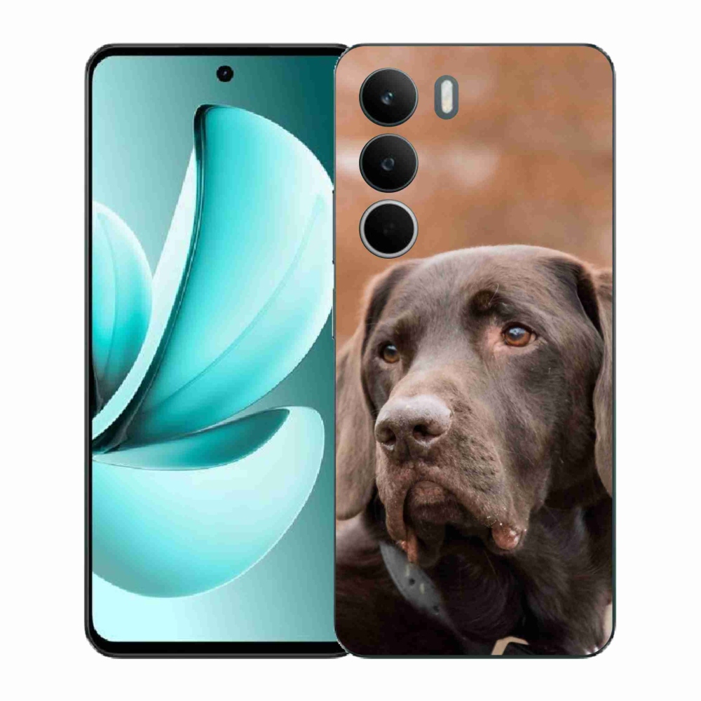 Gelový kryt mmCase na Realme C71 - hnědý labrador