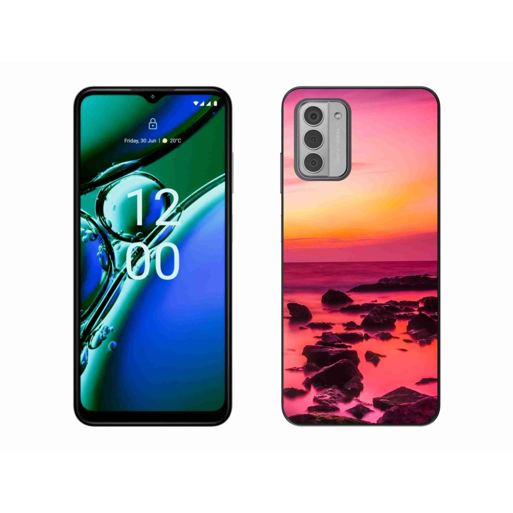 Gelový kryt mmCase na Nokia G42 - moře a záře