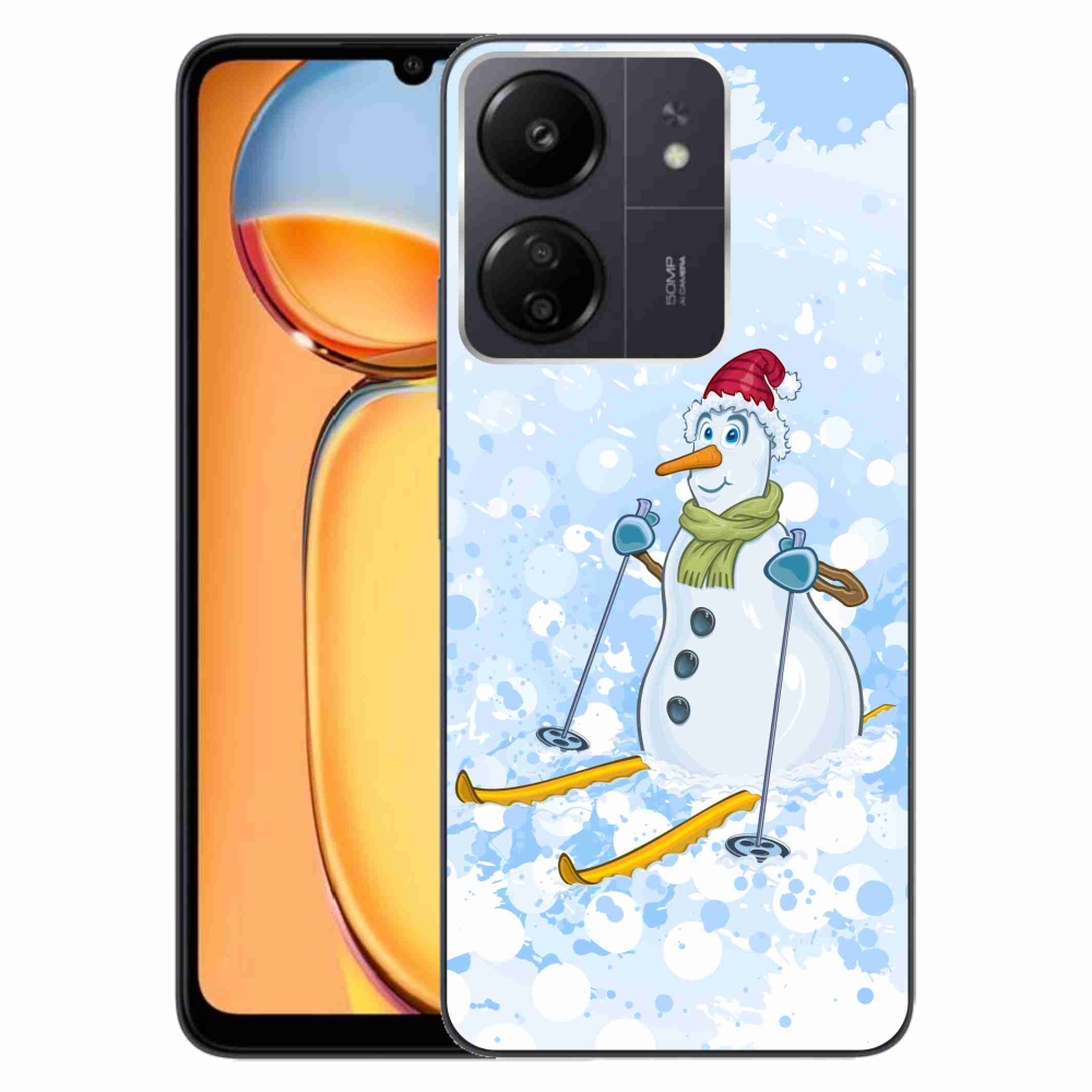 Gelový kryt mmCase na Xiaomi Poco C65/Redmi 13C - sněhulák