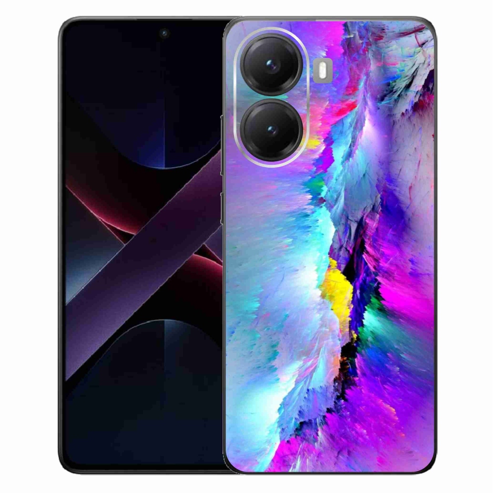Gelový kryt mmCase na Xiaomi Poco X7 Pro 5G - abstrakt