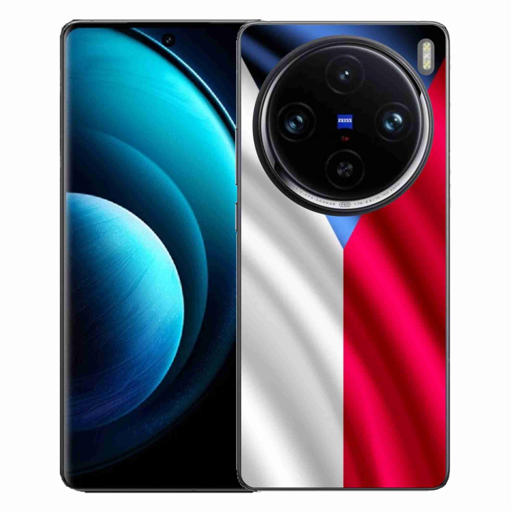 Gelový kryt mmCase na Vivo X100 Pro 5G - česká vlajka