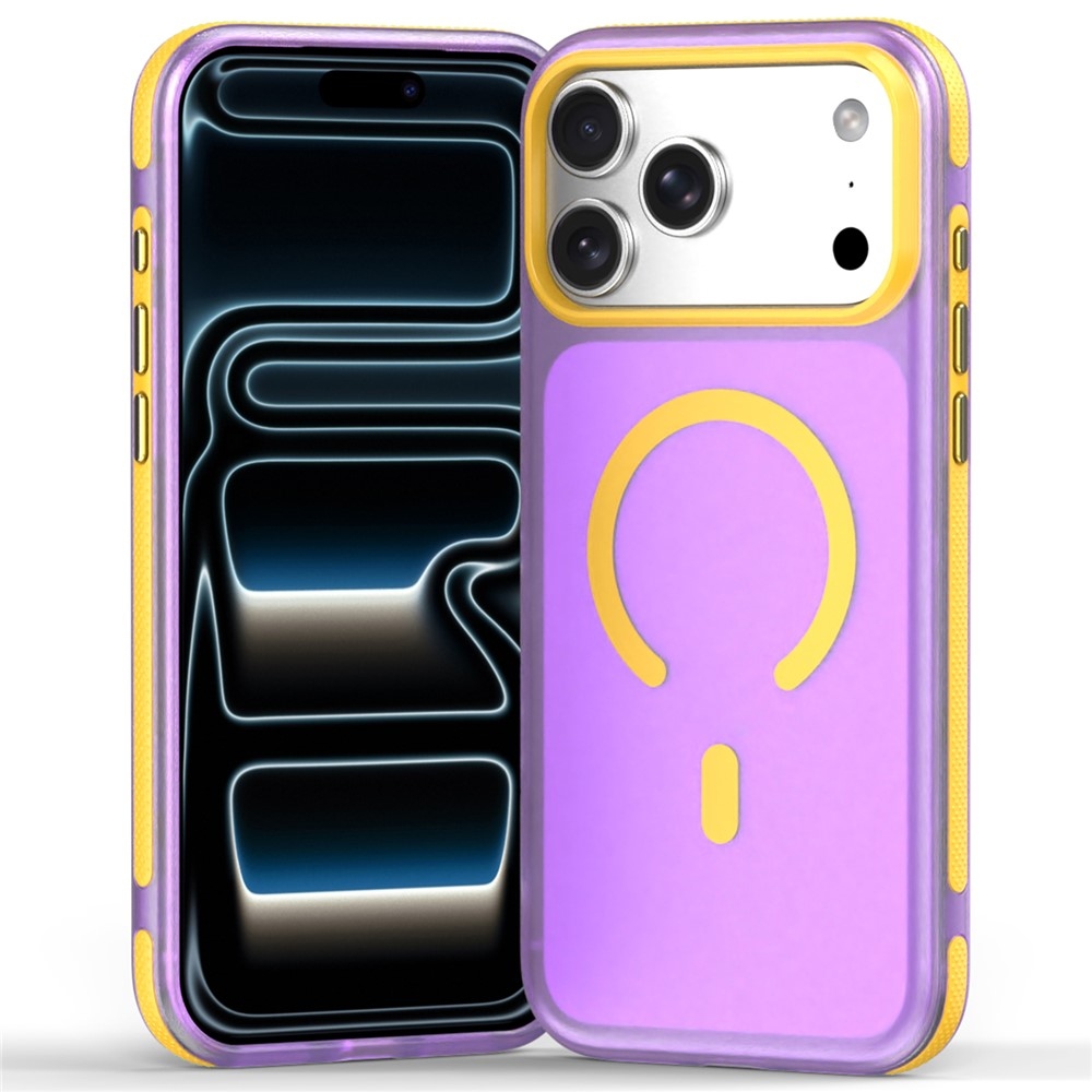 Touche gelový obal s pevnými zády a MagSafe na iPhone 18 Pro Max/17 Pro Max - fialový
