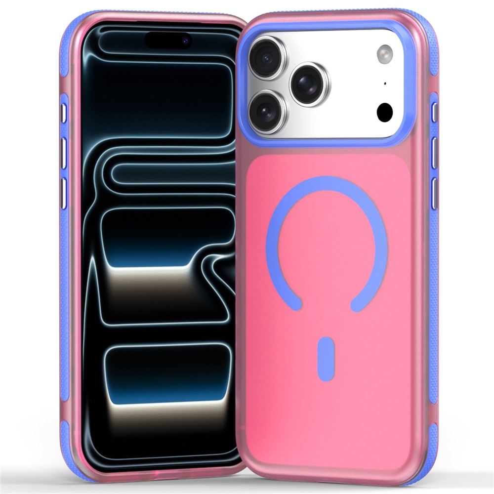 Touche gelový obal s pevnými zády a MagSafe na iPhone 18 Pro Max/17 Pro Max - růžový