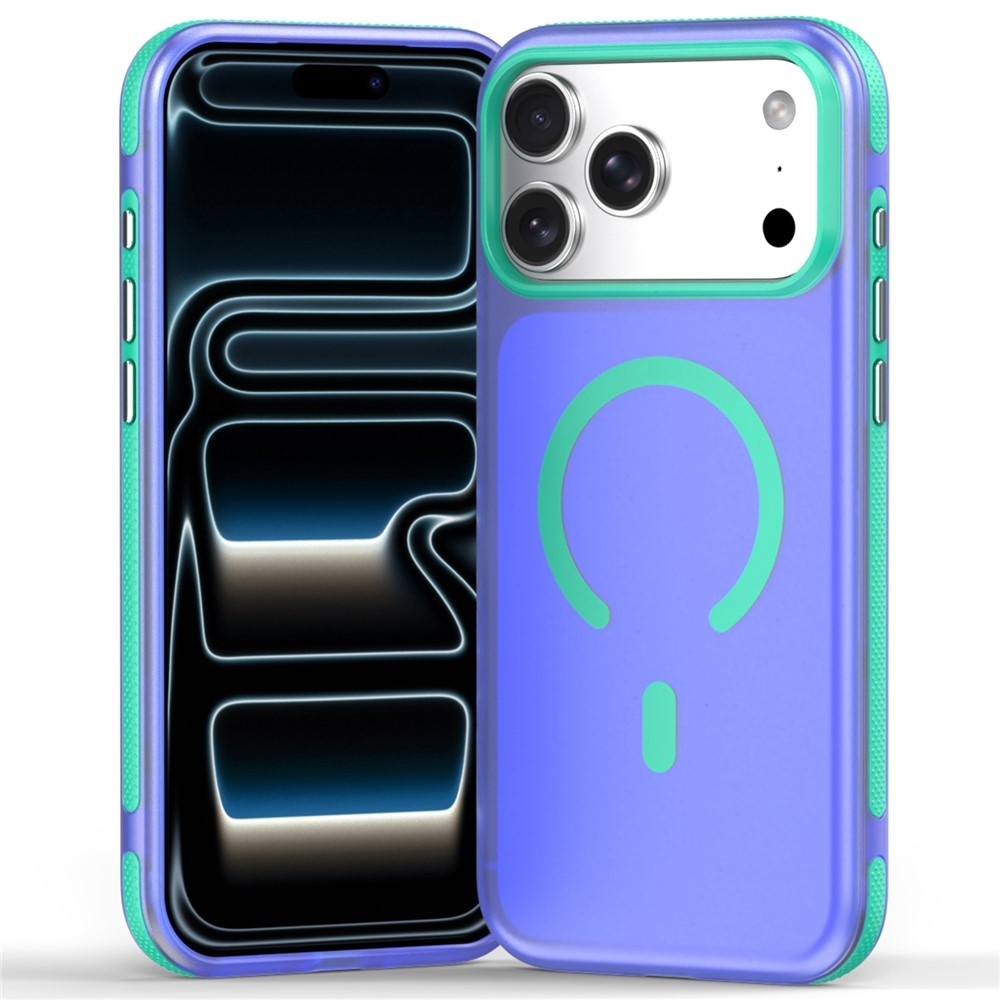 Touche gelový obal s pevnými zády a MagSafe na iPhone 18 Pro Max/17 Pro Max - tmavěmodrý