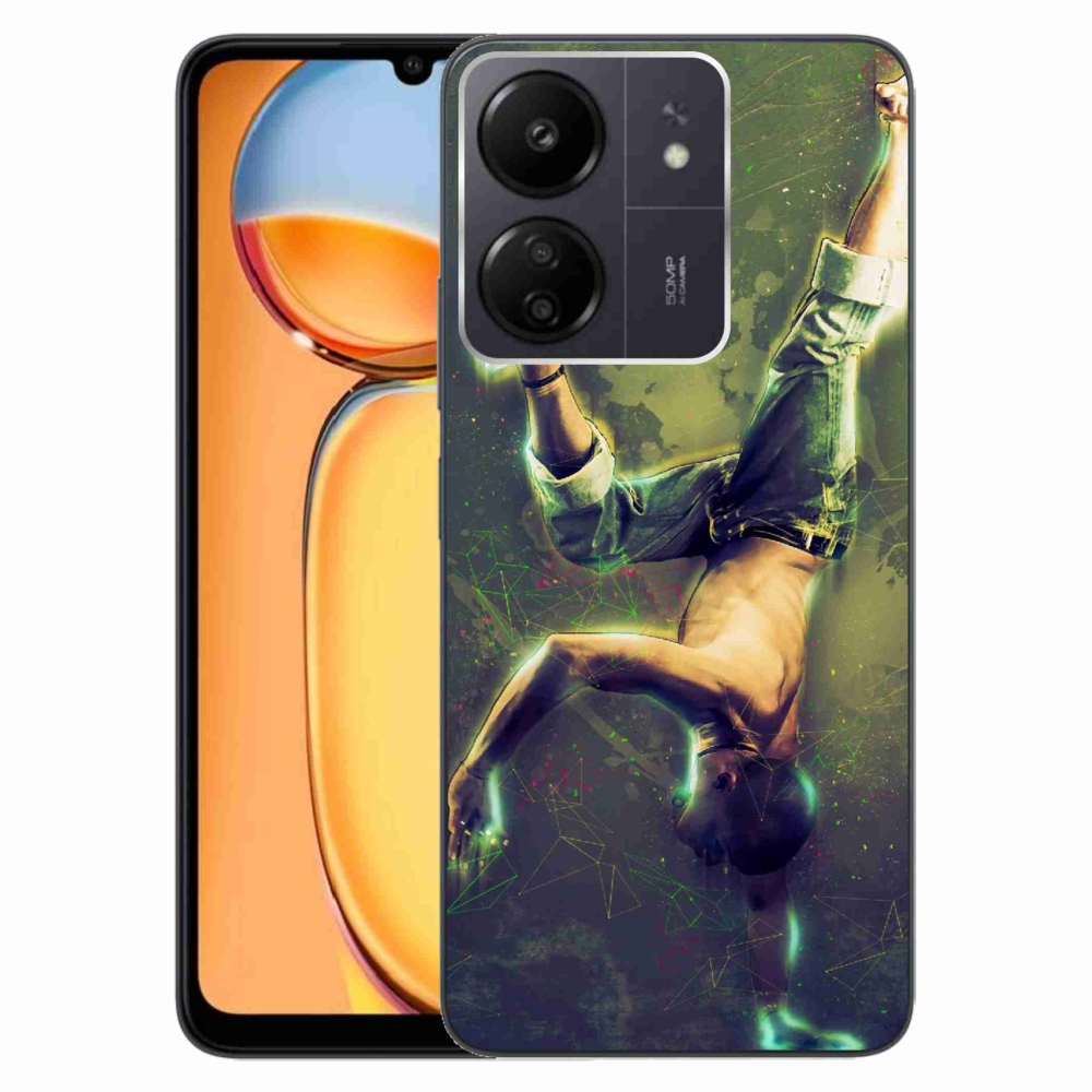 Gelový kryt mmCase na Xiaomi Poco C65/Redmi 13C - breakdance