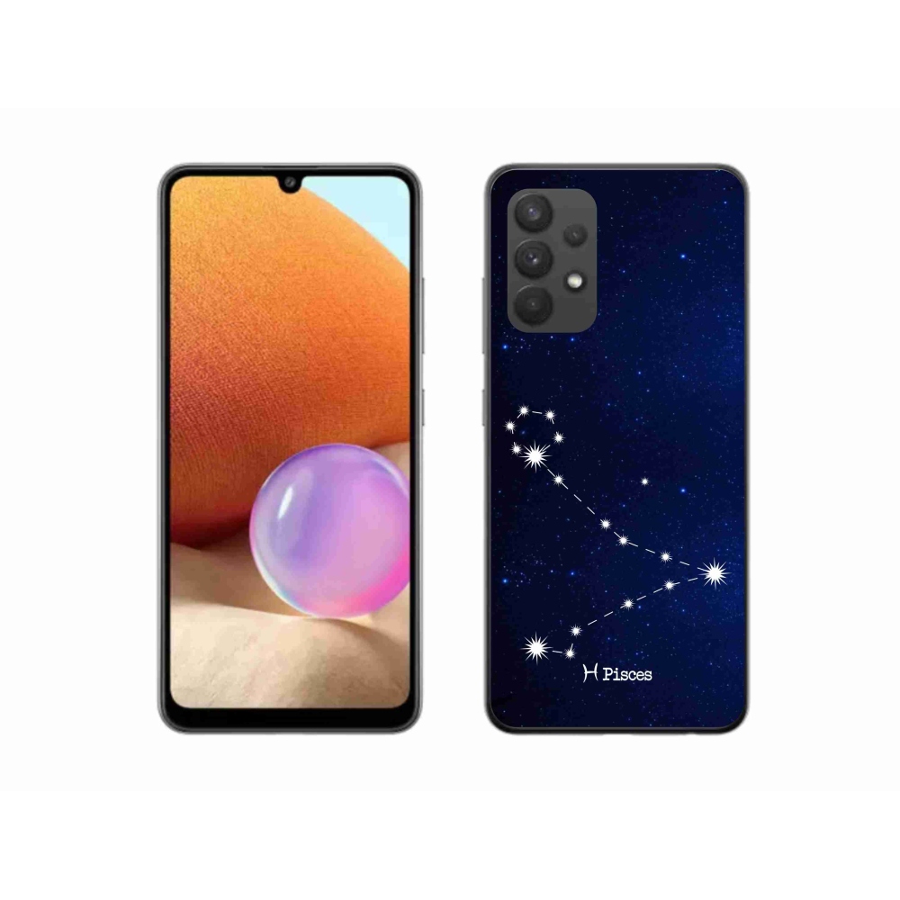 Gelový kryt mmCase na Samsung Galaxy A32 4G - souhvězdí Ryby