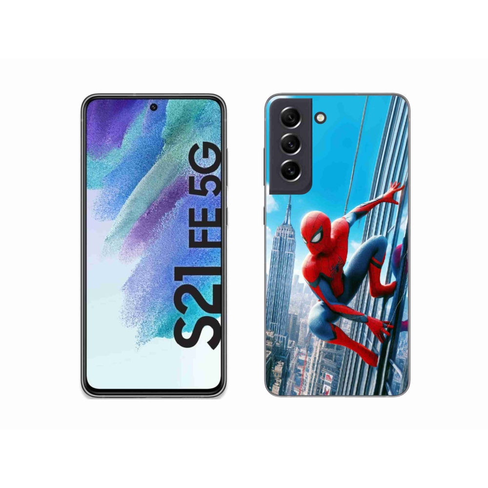 Gelový kryt mmCase na Samsung Galaxy S21 FE 5G - spiderman