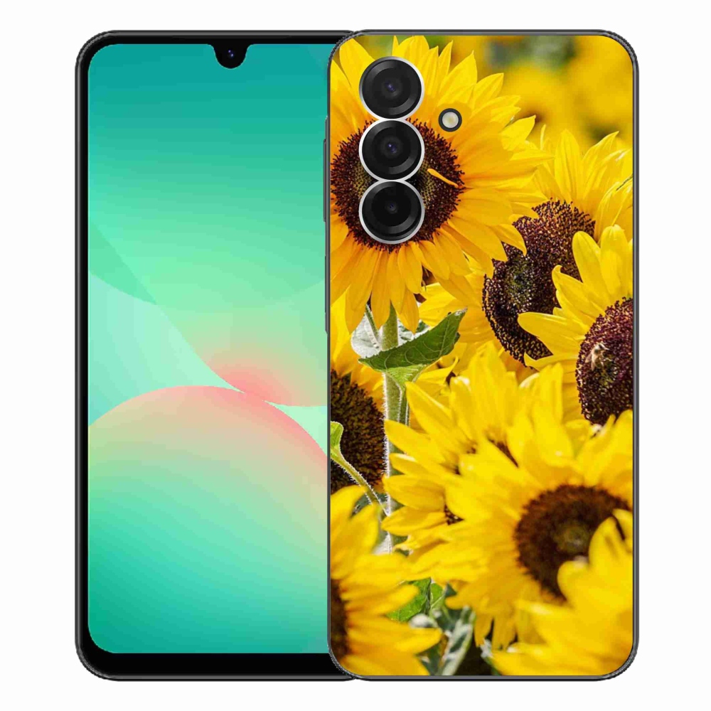Gelový kryt mmCase na Samsung Galaxy A26 5G - slunečnice
