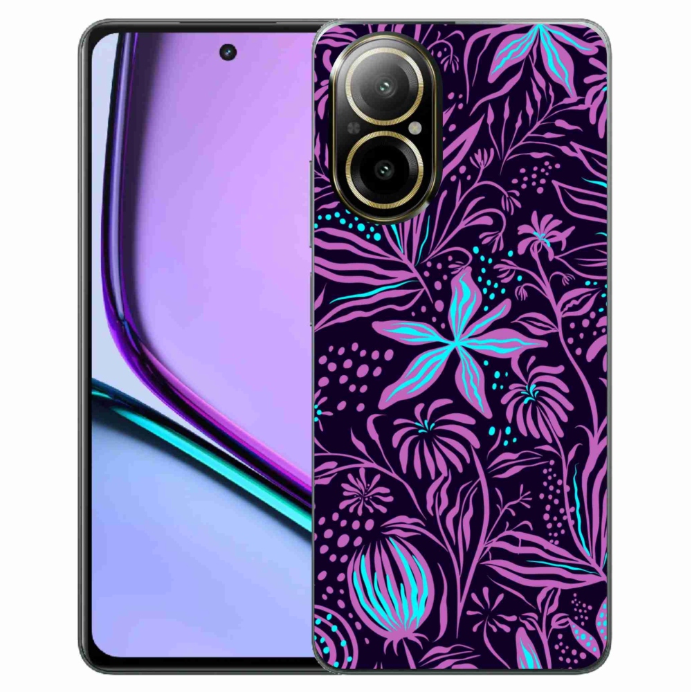 Gelový kryt mmCase na Realme C67 - květiny 2