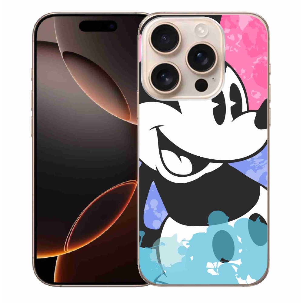 Gelový kryt mmCase na iPhone 16 Pro Max - mickey mouse
