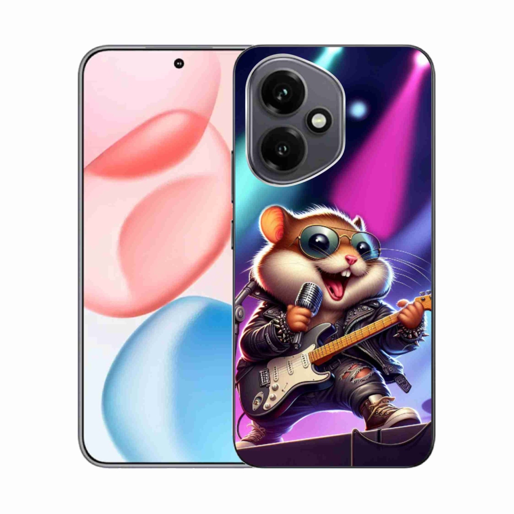 Gelový kryt mmCase na Honor 400 - křeček rocker