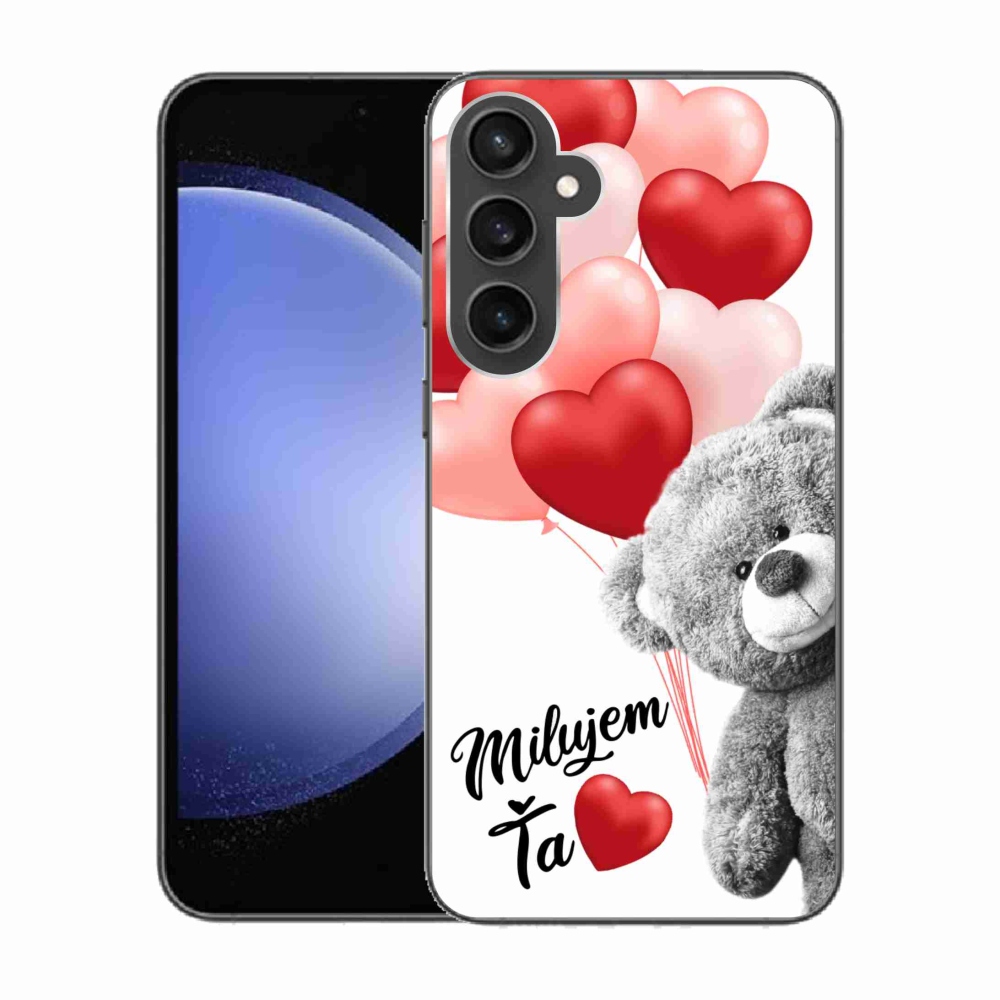 Gelový obal mmCase na Samsung Galaxy S23 FE - milujem Ťa sk