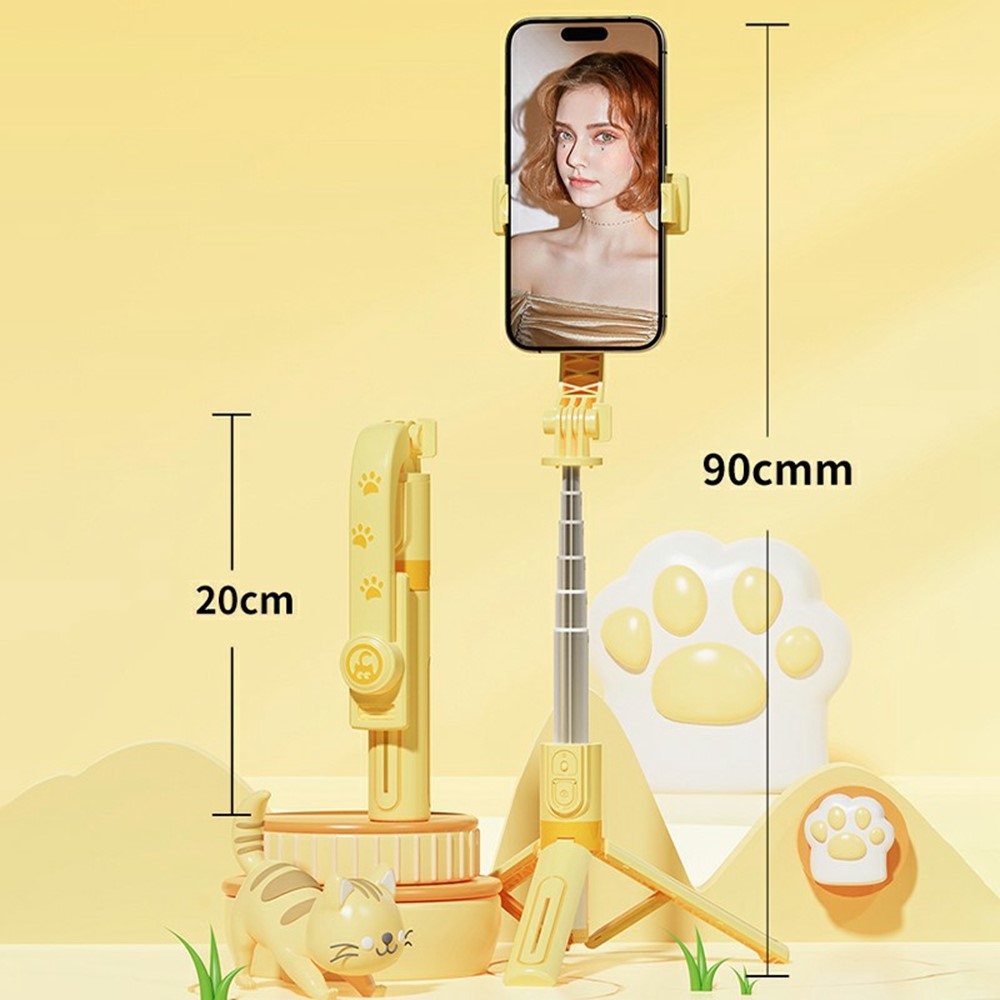 KT02 selfie tyč se stativem a Bluetooth ovládáním