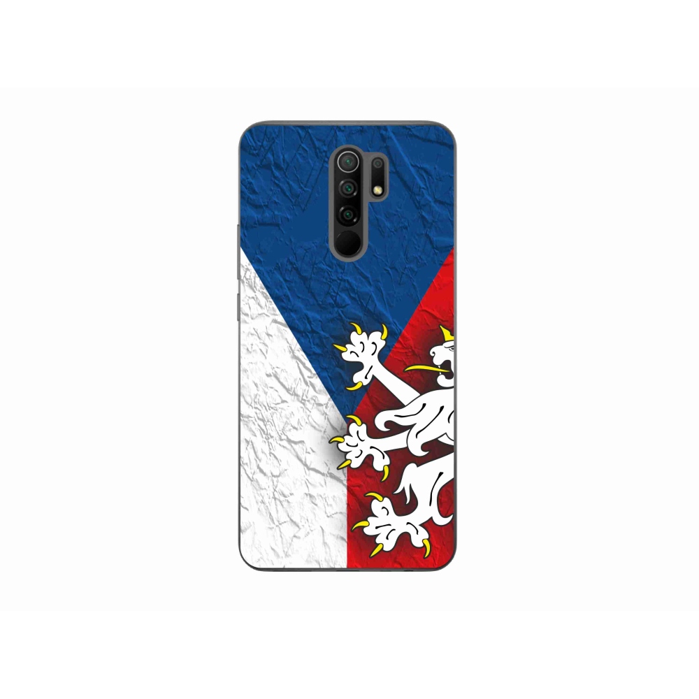 Gelový kryt mmCase na Xiaomi Redmi 9 - česká vlajka 1