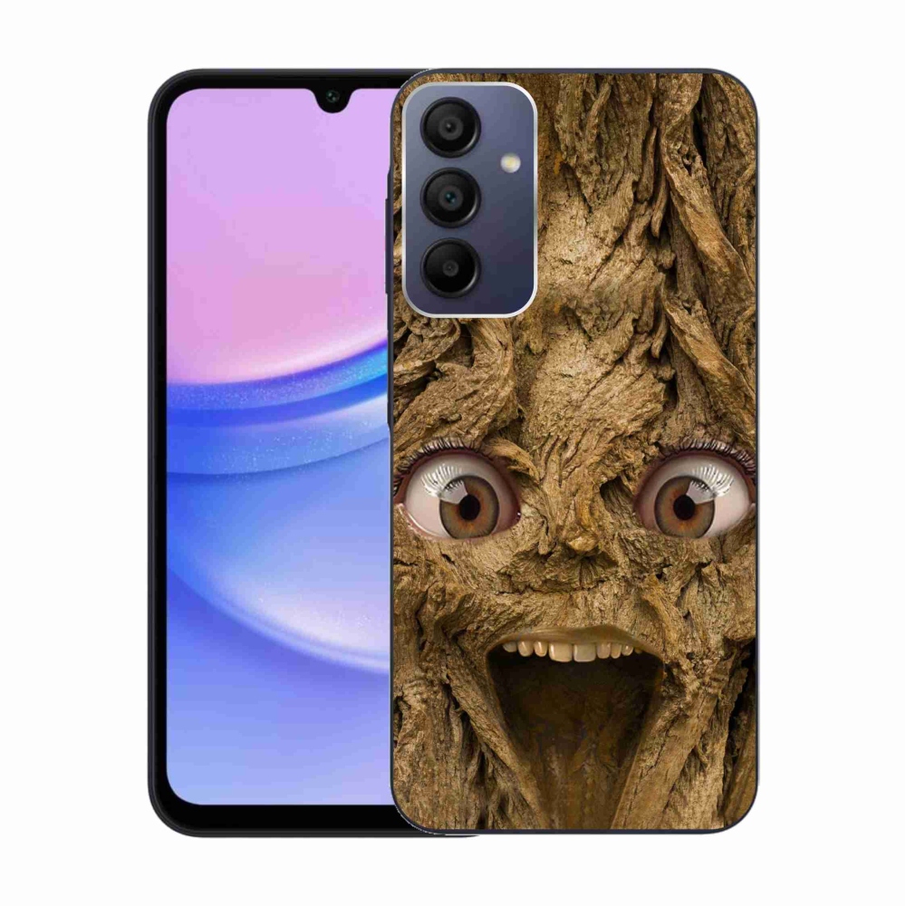 Gelový kryt mmCase na Samsung Galaxy A15 4G/5G - veselý strom s očima