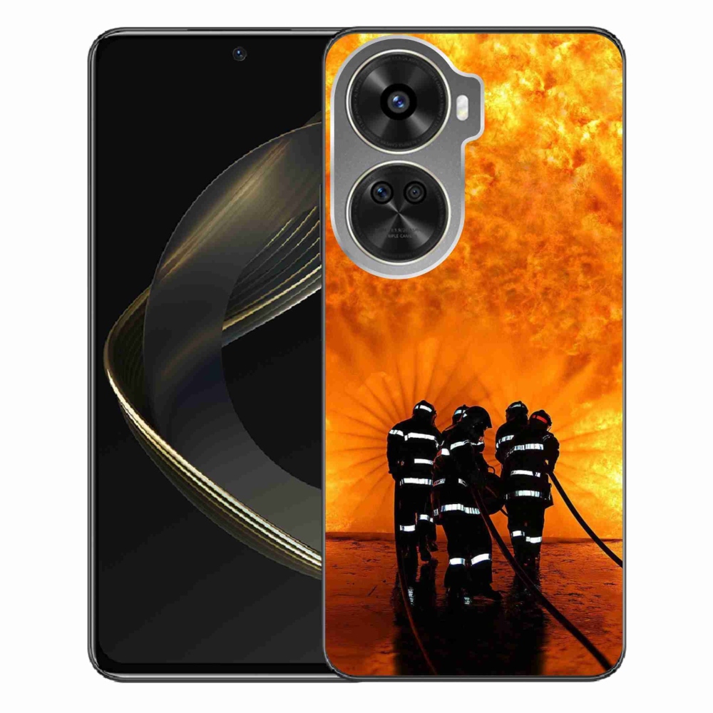Gelový kryt mmCase na Huawei Nova 12 SE - požár