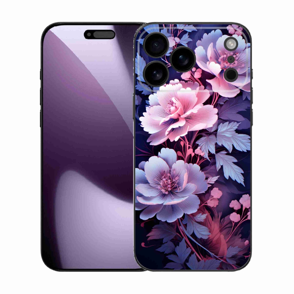 Gelový kryt mmCase na iPhone 17 Pro Max - květiny 11