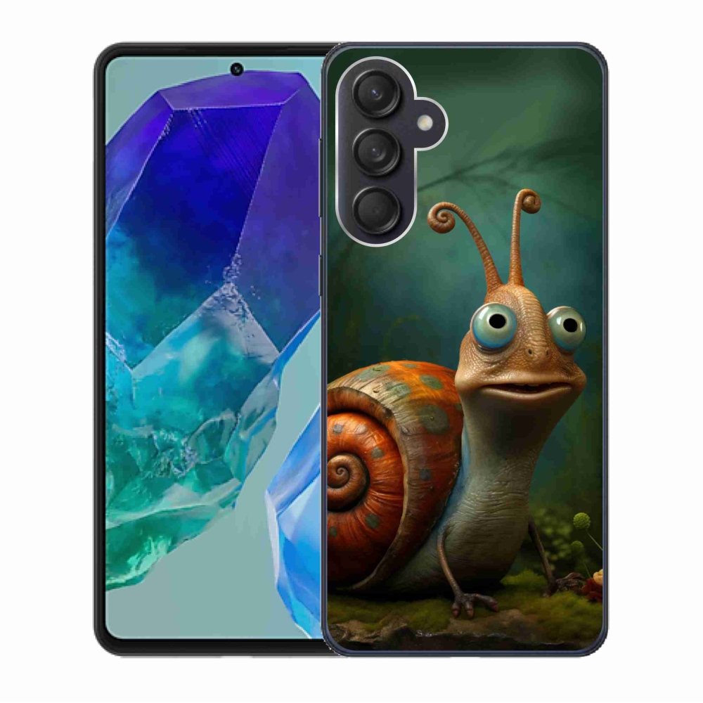 Gelový kryt mmCase na Samsung Galaxy M55 5G - šnek