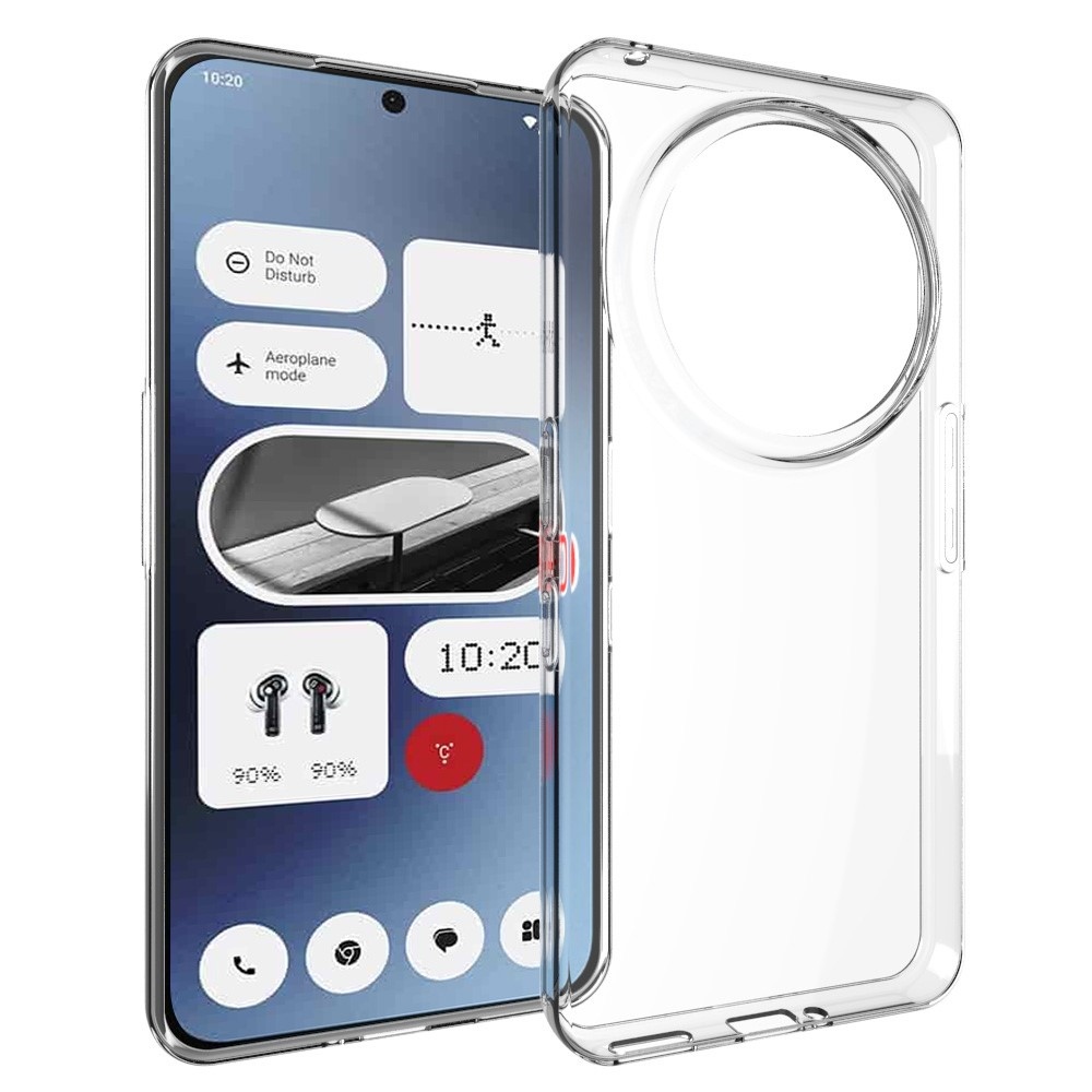 Transparentní gelový obal pro mobil Nothing Phone (3a) Pro - průhledný