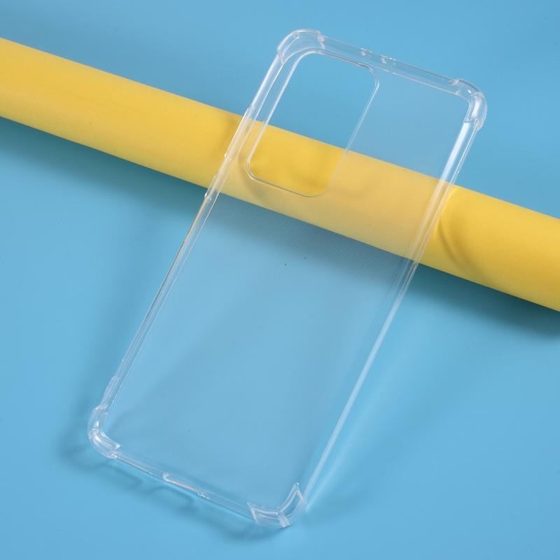 Transparentní gelový obal s vyztuženými rohy na mobil Huawei P40 Pro