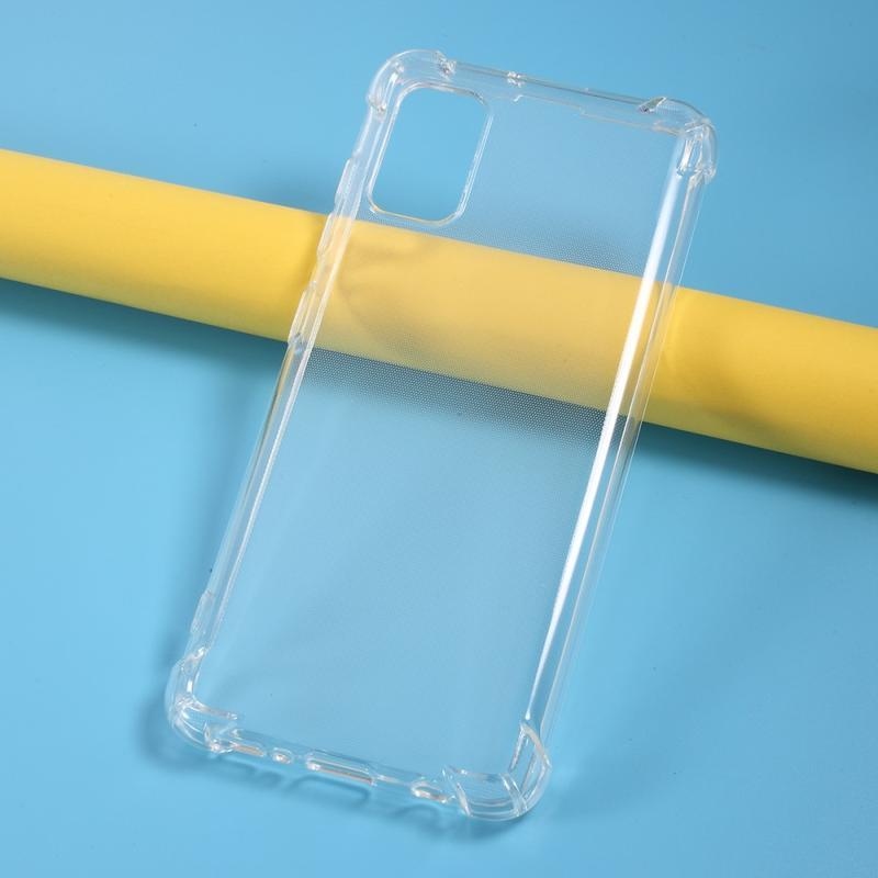 Transparentní gelový obal s vyztuženými rohy na mobil Samsung Galaxy A41