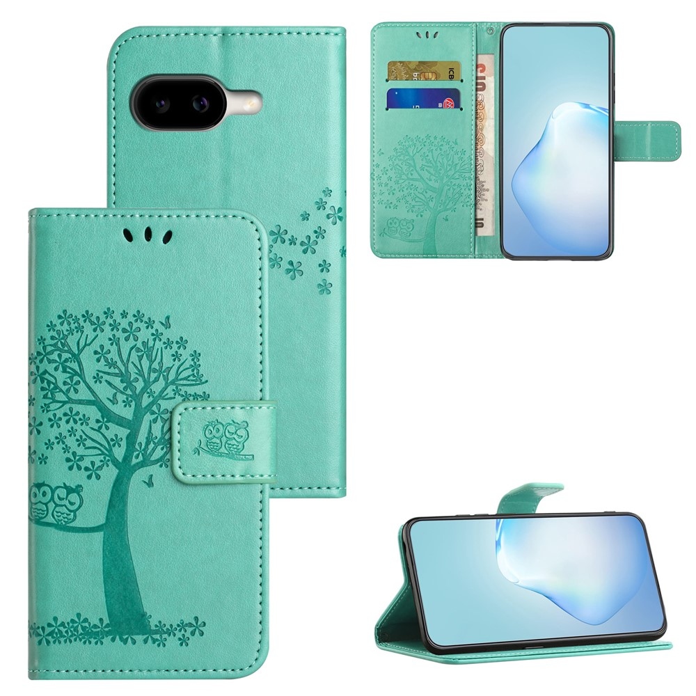 Tree knížkové pouzdro na Google Pixel 10a - modrozelené