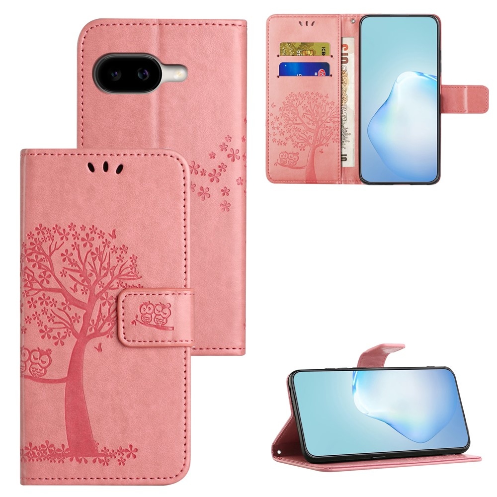 Tree knížkové pouzdro na Google Pixel 10a - růžové