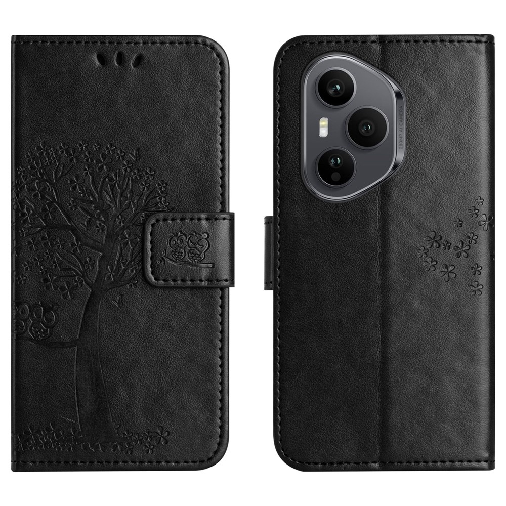 Tree knížkové pouzdro na Honor 400 Pro - černé