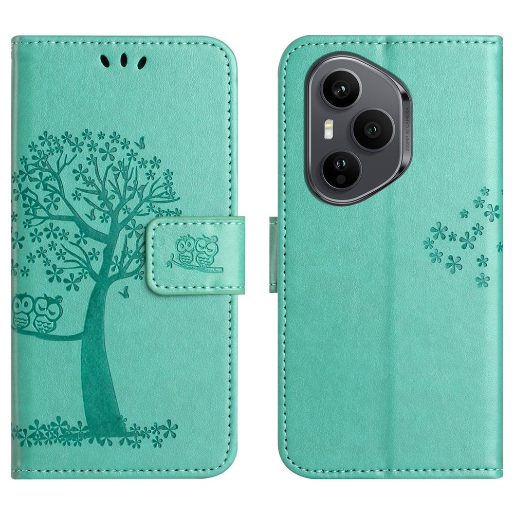 Tree knížkové pouzdro na Honor 400 Pro - modrozelené