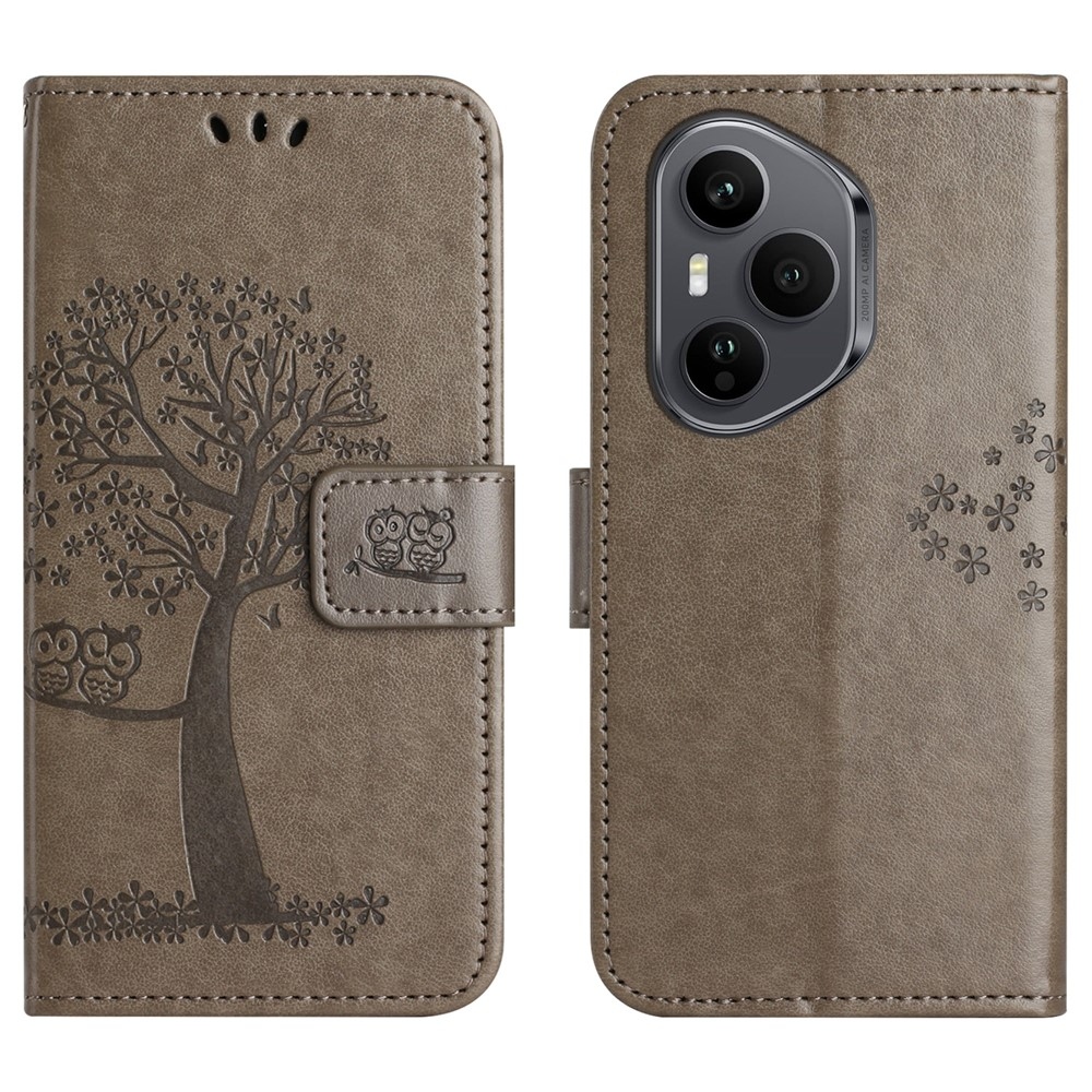 Tree knížkové pouzdro na Honor 400 Pro - šedé