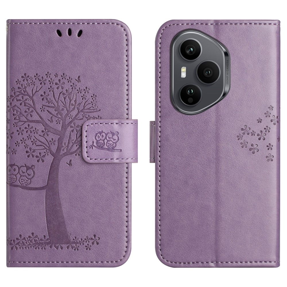 Tree knížkové pouzdro na Honor 400 Pro - světlefialové