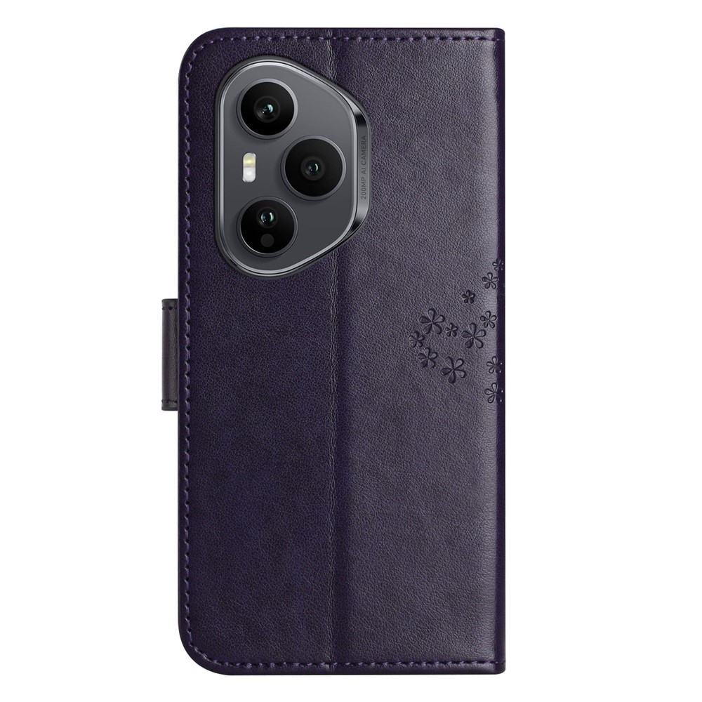 Tree knížkové pouzdro na Honor 400 Pro - tmavěfialové