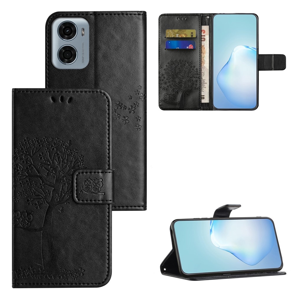 Tree knížkové pouzdro na Motorola Moto G06 - černé