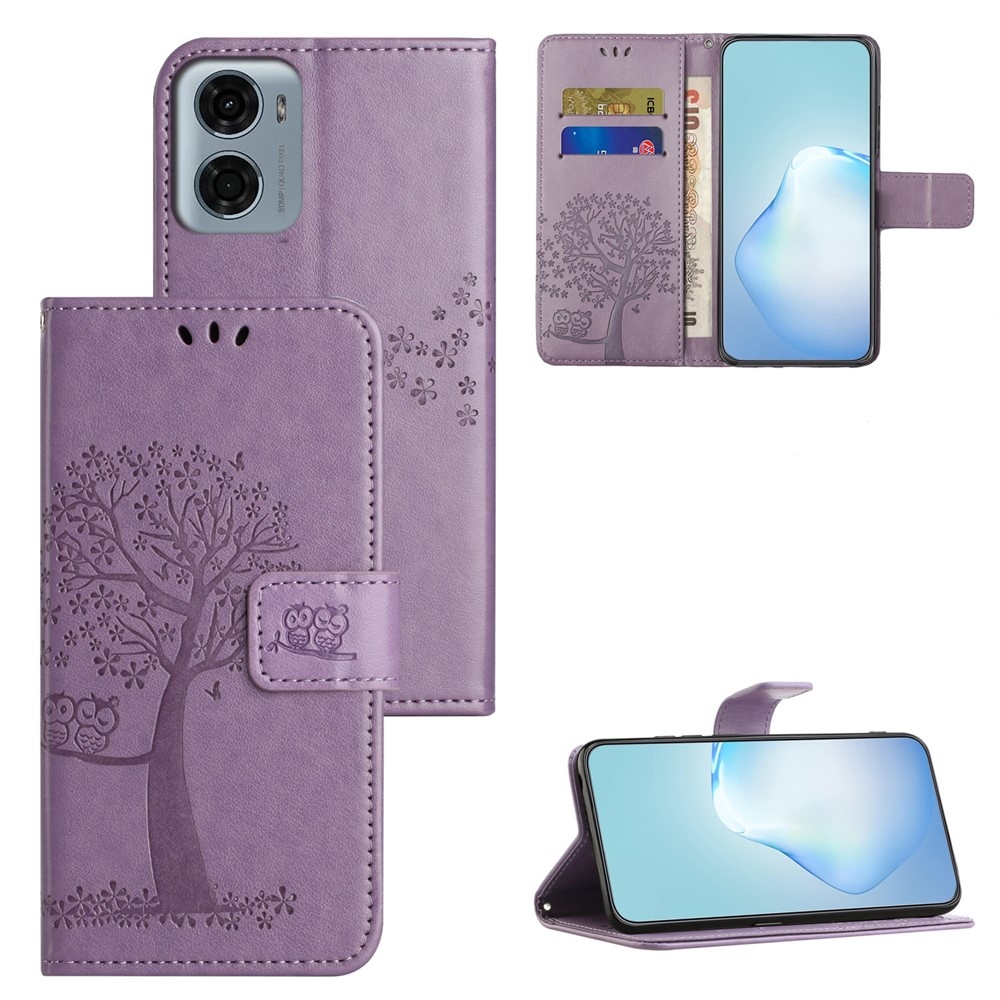 Tree knížkové pouzdro na Motorola Moto G06 - světlefialové