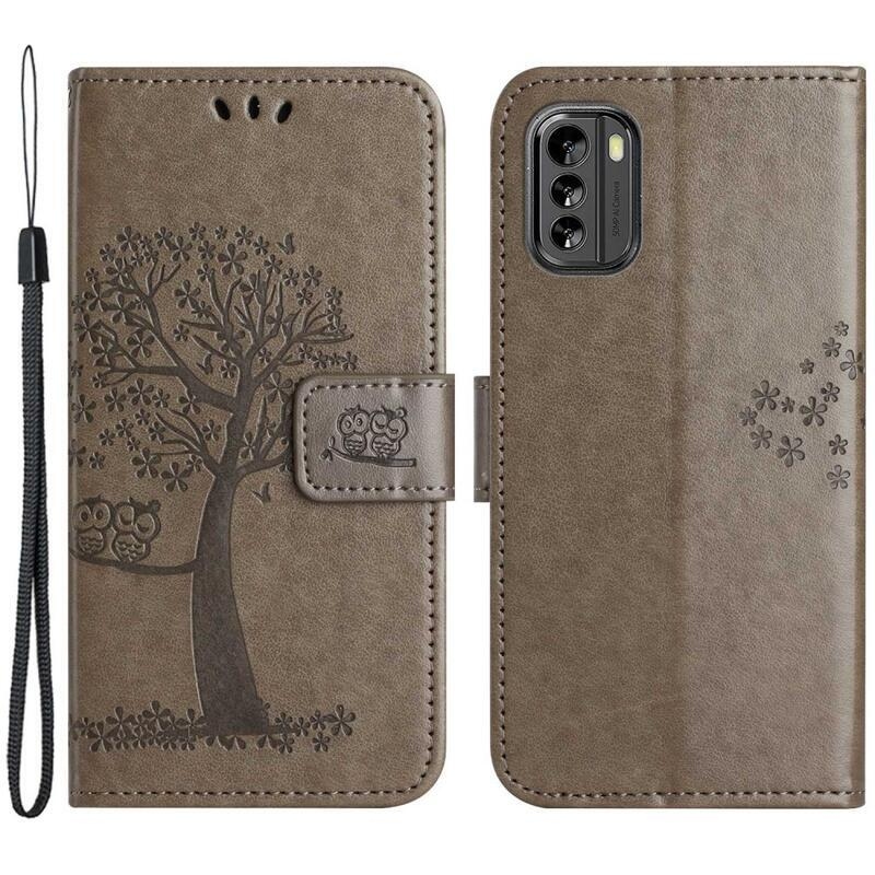 Tree knížkové pouzdro na Nokia G60 5G - šedé