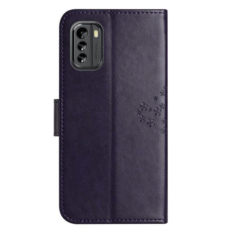 Tree knížkové pouzdro na Nokia G60 5G - tmavěfialové